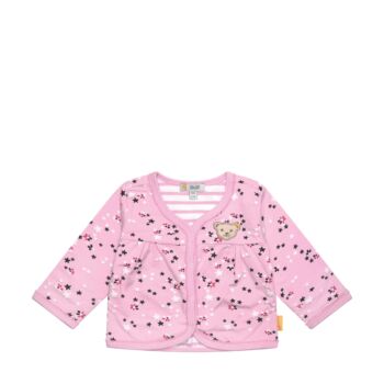 Steiff csillag mintás kabát - Baby Girls - Beach Please kollekció rózsaszín  | Bunny and Teddy