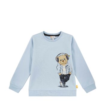 Steiff pamut pulóver Mini Boys - Red Panda világos kék  | Bunny and Teddy