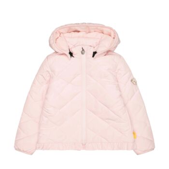 Steiff steppelt átmeneti kabát lecsatolható kapucnival Mini Girls – Wild City kollekció világos rózsaszín  | Bunny and Teddy