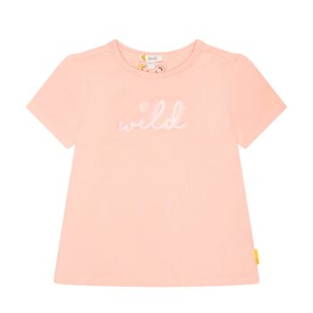 Steiff rövid ujjú póló Mini Girls – Wild City kollekció rózsaszín  | Bunny and Teddy