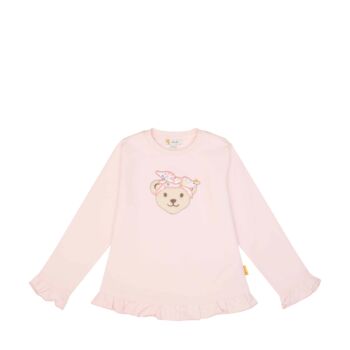 Steiff pamut pulóver, melegítő felső - Mini Girls - Serendipity kollekció világos rózsaszín  | Bunny and Teddy