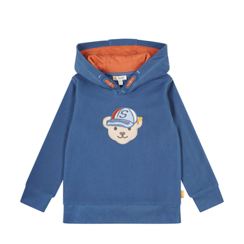 Steiff kapucnis pulóver - Mini Boys -Catcher kollekció kék  | Bunny and Teddy