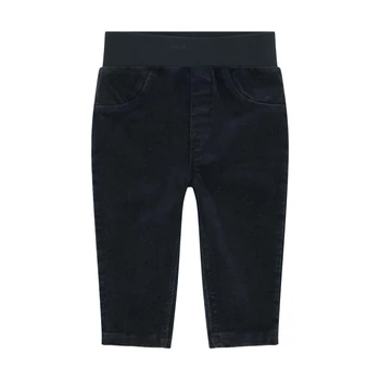 Steiff kordbársony nadrág - Baby Unisex - Woodland kollekció sötétkék/fekete  | Bunny and Teddy
