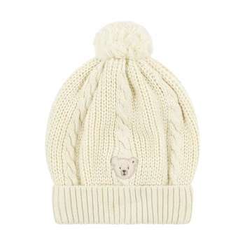 Steiff kötött sapka - Mini Girls - Nordicland kollekció krém  | Bunny and Teddy Steiff kötött sapka - Mini Girls - Nordicland kollekció krém  | Bunny and Teddy