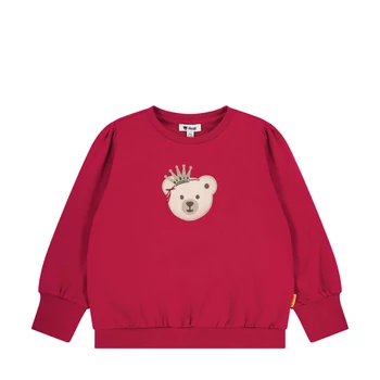 Steiff pulóver - Mini Girls - Classic kollekció piros  | Bunny and Teddy