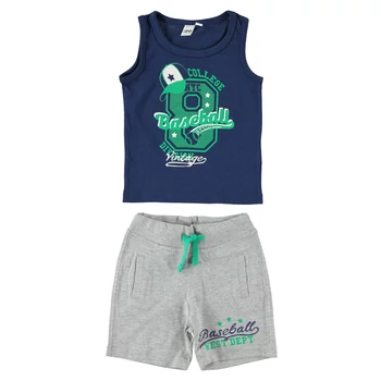 iDO trikó és rövidnadrág szett - sötétkék - Bunny and Teddy